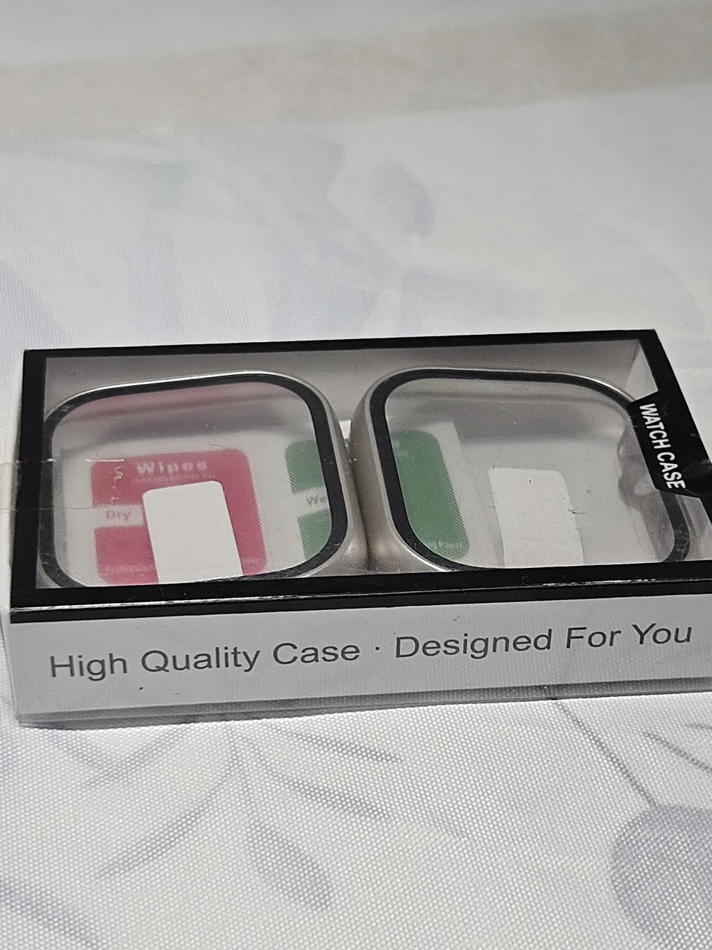 Starlight Tempered Glass Cases for Apple Watch Series 10 2 Pack Screen Protector